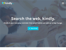 Tablet Screenshot of bekindly.com